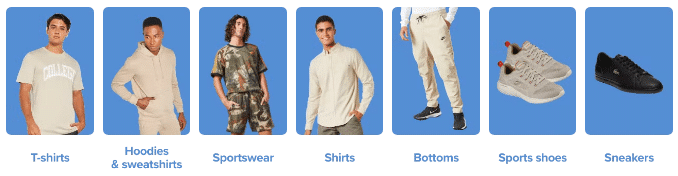 Noon fashion for men with code Noon Egypt
