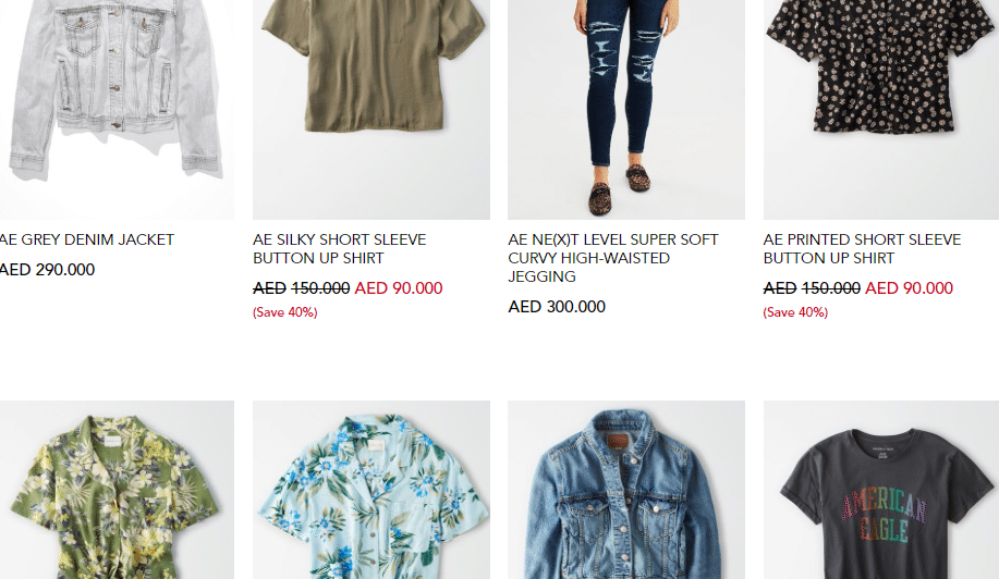 global fashion from American Eagle sale and lastest trends